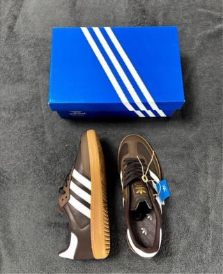 Adidas Samba Marrones y Blancas