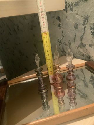 Boccette profumo vetro soffiato