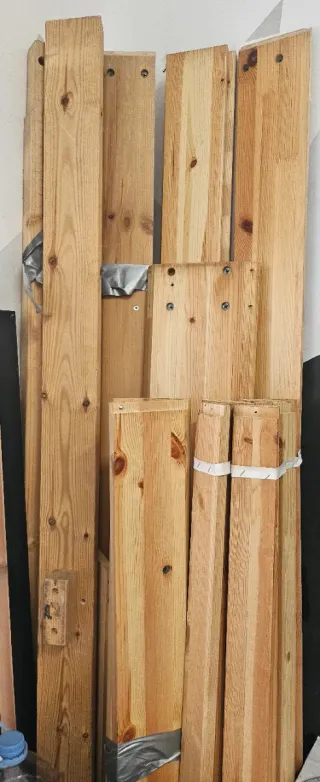 Cama IKEA MANDAL con cajones NEGROS