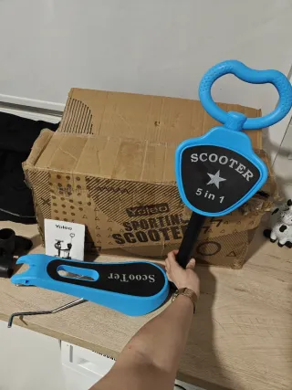 Patinete evolutivo azul