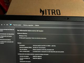 Portátil Gaming Core i9 RTX 5050 32GB SSD 1TB