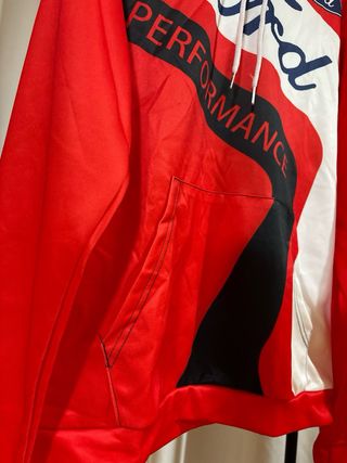 Sudadera Ford Performance Roja y Blanca