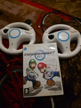 Mario Kart Wii + 2 Volantes Wii