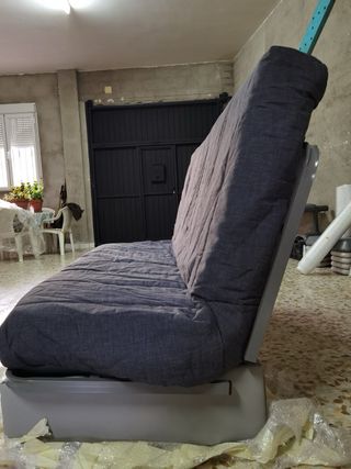 Estructura Cama Somier Metálico Madera