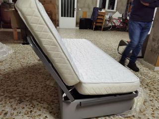 Estructura Cama Somier Metálico Madera