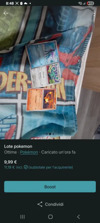 Lotto carte Pokemon