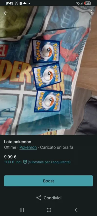 Lotto carte Pokemon