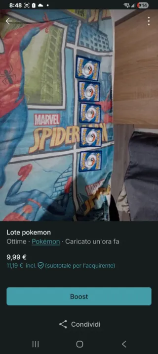 Lotto carte Pokemon