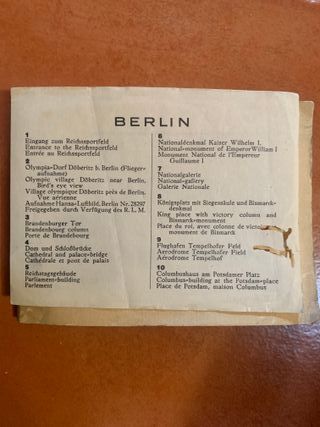 Álbum Fotos Olimpiadas Berlín 1936
