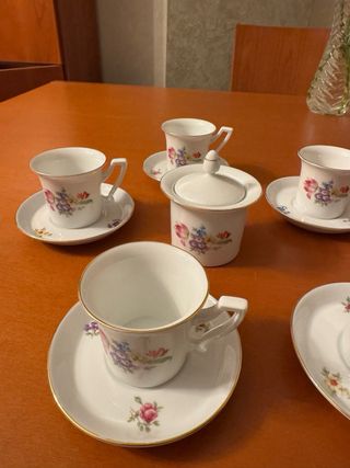 Servizio Tazzine Caffè Bavaria con zuccheriera