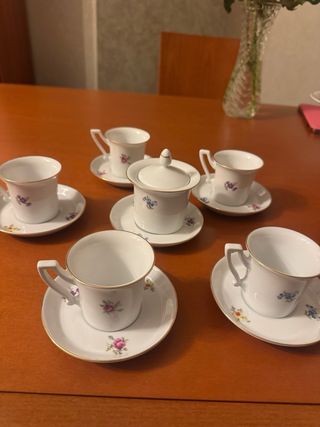 Servizio Tazzine Caffè Bavaria con zuccheriera