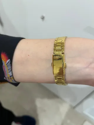 Reloj Casio Dorado Mujer LTP-1234