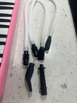 Melódica infantil rosa con funda