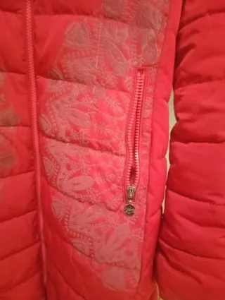 Abrigo Desigual Rojo Talla 40