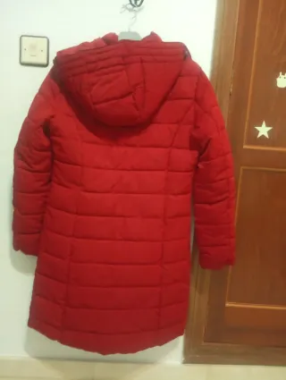 Abrigo Desigual Rojo Talla 40