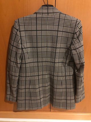 Chaqueta Liu Jo Cuadros Rosa y Gris