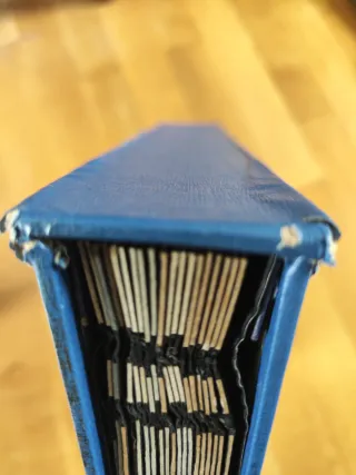 Álbum de sellos vacío azul