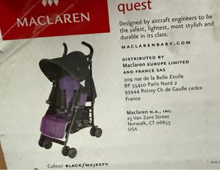 Silla de Paseo Maclaren Quest Ligera