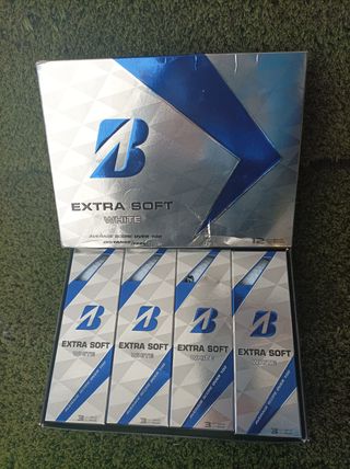 cx 12 bolas de Golfe BridgeStone Extra Soft White