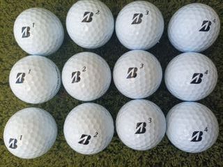 cx 12 bolas de Golfe BridgeStone Extra Soft White
