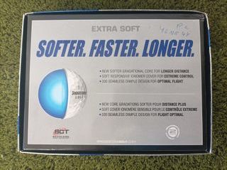 cx 12 bolas de Golfe BridgeStone Extra Soft White