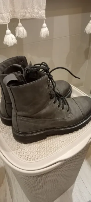 Stivaletti invernali uomo grigi