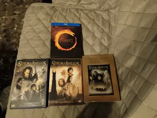 Trilogía Señor de los Anillos y Hobbit Blu-ray/DVD