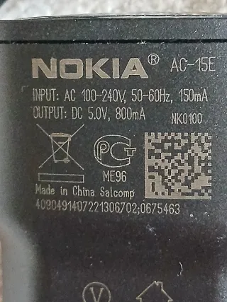 Caricabatteria Nokia AC-15E