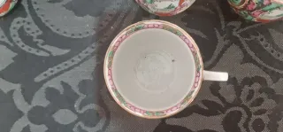 16 Tazas porcelana de Macao