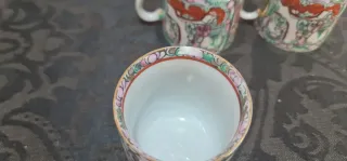 16 Tazas porcelana de Macao