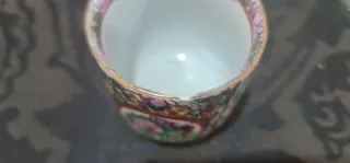 16 Tazas porcelana de Macao