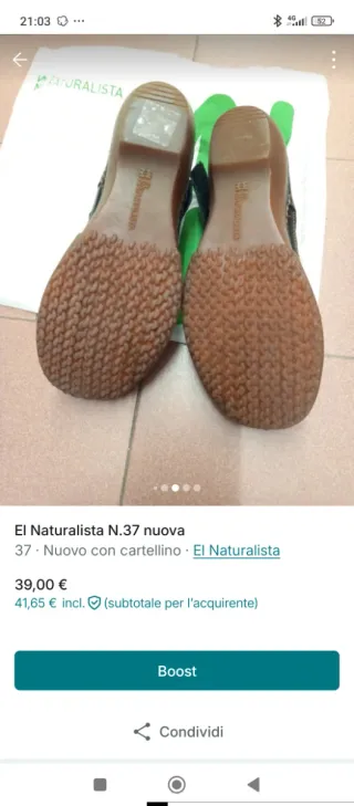 Ballerine El Naturalista N.37 nuove