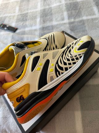 Zapatillas Gucci Ultrapace Beige/Amarillo