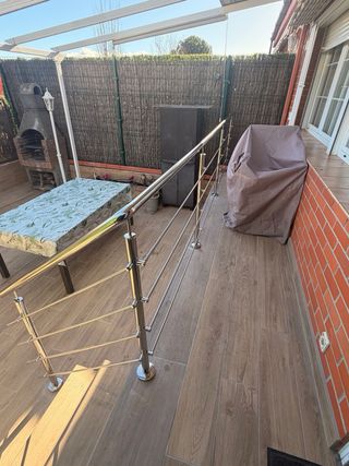 BARANDILLA DE VARILLA DE ACERO INOXIDABLE