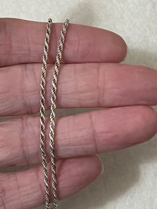 Cadena Plata 925 Diseño Espiral