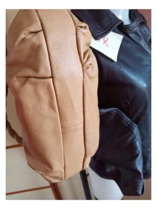 Borsa Maxon vera pelle