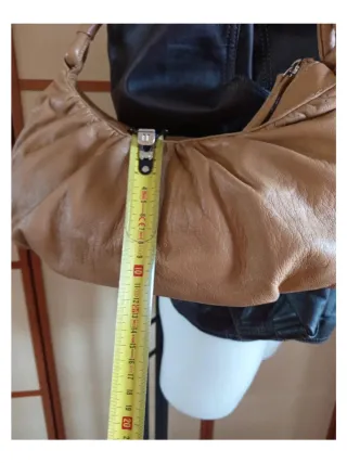 Borsa Maxon vera pelle