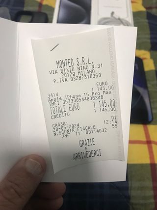 iPhone 15 Pro Max 256GB titanium blu perfetto