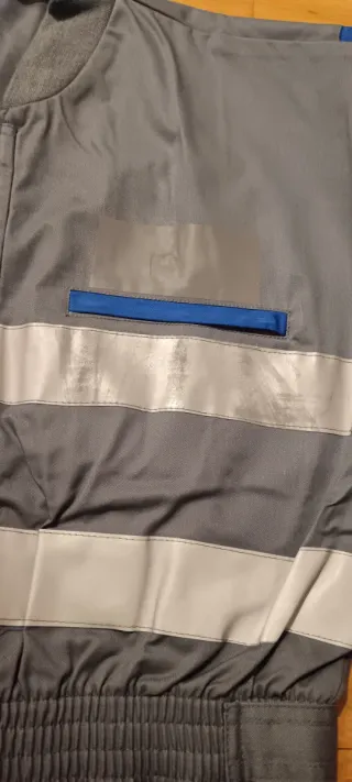 Mono de trabajo gris reflectante Talla G (Mono 1)