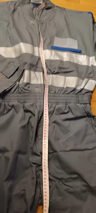 Mono de trabajo gris reflectante Talla G (Mono 1)