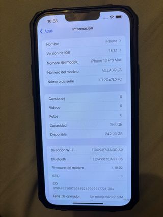 Iphone 13 Pro Max 256 GB