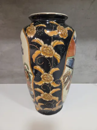 Jarrón Cerámica Chino Multicolor