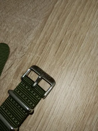 Correa de reloj Seiko verde 20 mm