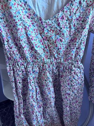 Vestido estampado flores