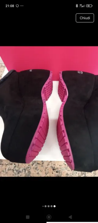 Fornarina sabot pelo nero Tg 37