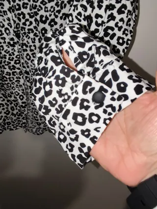 Blusa Talla Grande Estampado Animal