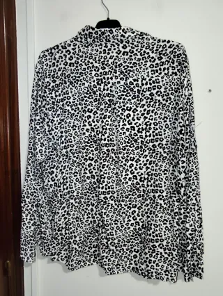 Blusa Talla Grande Estampado Animal