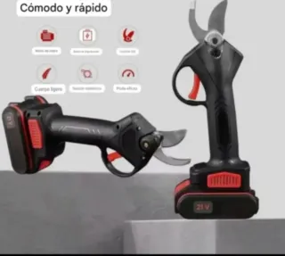 Tijeras Podar Eléctricas Recargables (2 Baterías)