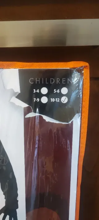 Costume Halloween Bambino Scheletro taglia 12 anni