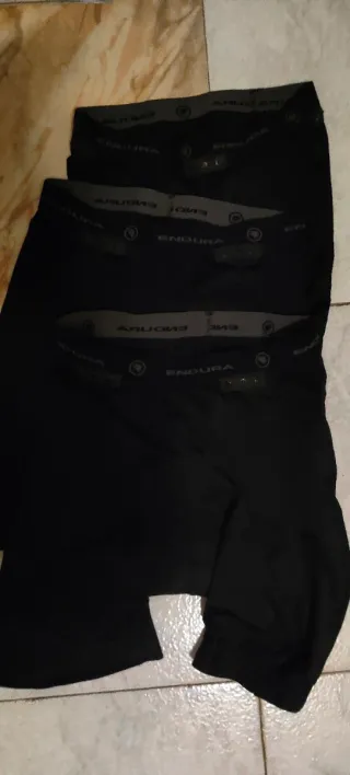 Lote 3 Culottes Endura Negro